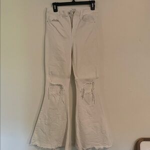 Sneak Peek White Denim Jeans